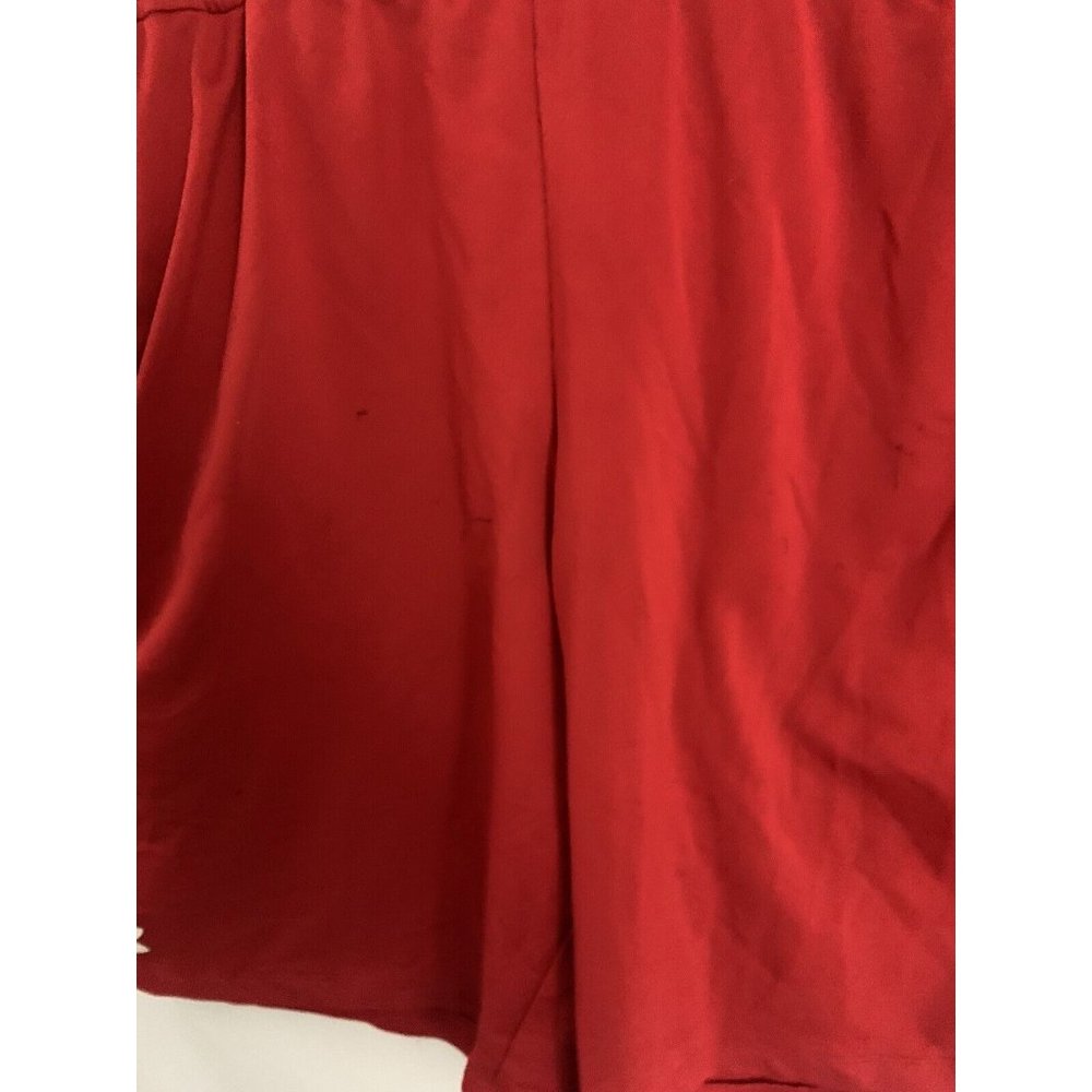 Under Armour Men’s Heatgear Fitted 2xl Red Basketball Shorts - Picture 2 of 5